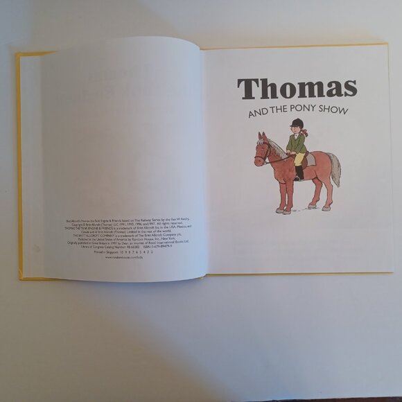 1997 Thomas the Tank Engine's Big Yellow Treasury Book - Picture 2 of 3